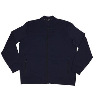 Public Rec Men’s Jacket  XXL Crosstown Bomber Full Zip Athletic Heather Blue 2XL